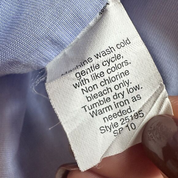 J. Crew Women's Cotton Poplin Collared Boyfriend Shirt Long Sleeve Light Blue XS - Picture 5 of 8